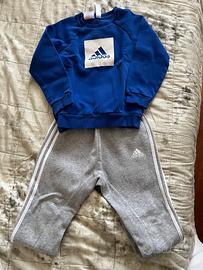 Tuta bambino Adidas tg. 3/4 anni invernale felpata