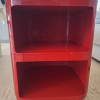 Mobile componibile Kartell 4070 rosso