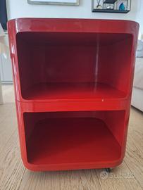 Mobile componibile Kartell 4070 rosso