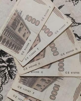 Banconote  da 1000 lire