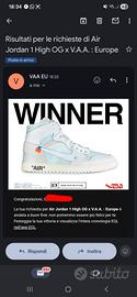 Jordan 1 High OG V.A.A 44.5