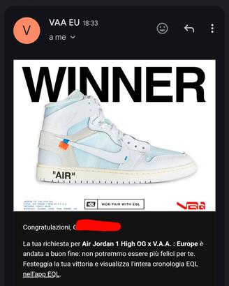 Jordan 1 High OG V.A.A 44.5