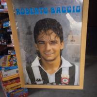 quadro fotografia roberto baggio juventus original