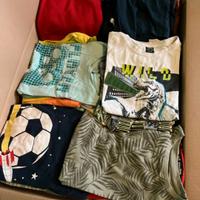 Cartone misto abbigliamento bimbo 6-8-10 anni –