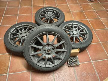 Abarth Fiat 500 cerchi+gomme termiche