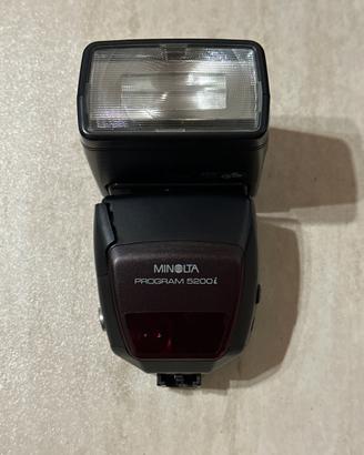 Flash Minolta Program 5200i con astuccio
