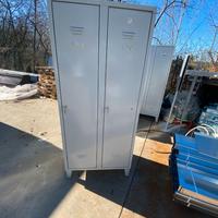 3 Armadietti Spogliatoio Metallo 180x80