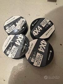 4 Bobine filo caperlan da diametro 0,3mm e l=250m