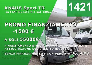 CAMPER KNAUS DUCATO MANSARDATO 6 POSTI SEMIDINETTE