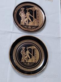 Piatti da collezione Hand made in Greece 24k gold