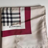 Foulard Burberry originale in seta