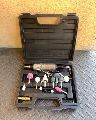 Smerigliatrice ad aria + accessori