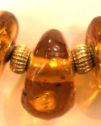 Collana Ambra Baltica Nat. Butterscotch - fine 800