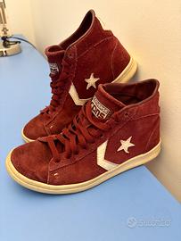 Converse alte scamosciate