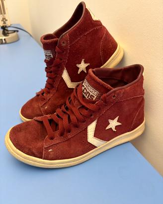 Converse alte scamosciate