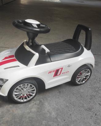 Automobile bambini a spinta con portaoggetti e fun