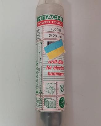 Punta SDS max Hitachi widia diam. 28x570mm