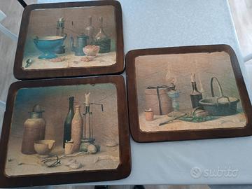 quadri da cucina tre