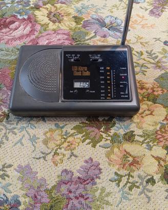 Radio sveglia LCD vintage Parsons