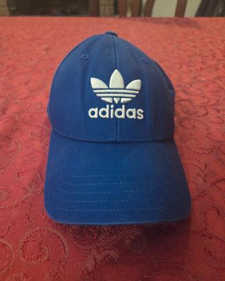 Berretto Adidas blu regolabile