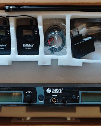 Debra ER2040 - Sistema in ear monitor 2 bodypack