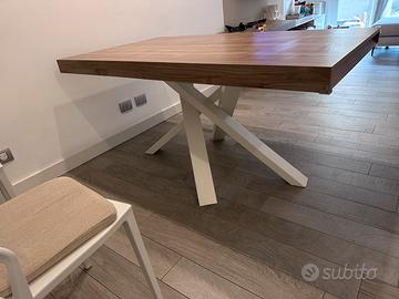 Tavolo legno come nuovo 90x160 allungabile