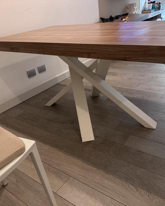 Tavolo legno come nuovo 90x160 allungabile