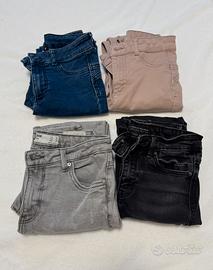Set pantaloni skinny