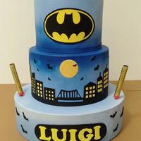 torta finta di Batman 