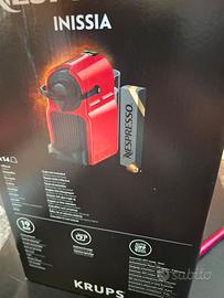 macchina caffe nespresso inissia +accessori poco u