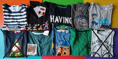 Maglie maniche lunghe 5-6 anni 110-116 cm A
