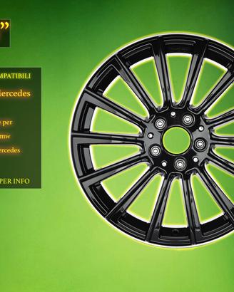 Cerchi in Lega 20" Mercedes - Black