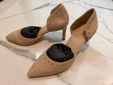 Decoltè scamosciate tg.35