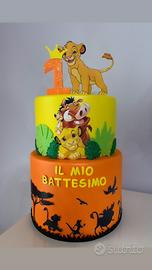 Torta scemografica re leone