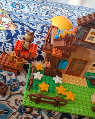 la casa di masha e orso mattoncini