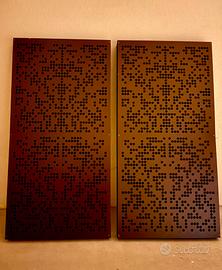 Pannelli fonoassorbenti 120x60x6cm Fibra Minerale