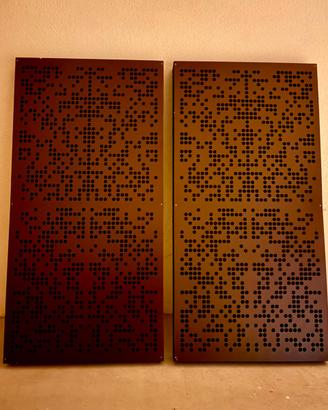 Pannelli fonoassorbenti 120x60x6cm Fibra Minerale