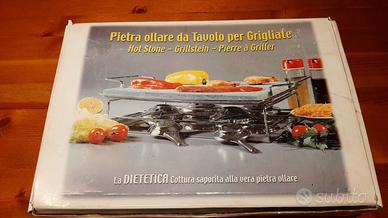 Pietra ollare da tavolo per grigliate