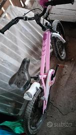 bici 18 pollici bambina