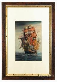 LOTTO N.2 DIPINTI-MINIATURE OLIO SU OTTONE'78/80