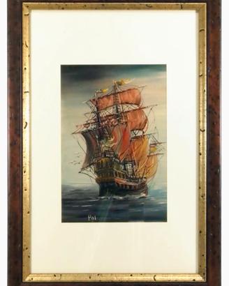 LOTTO N.2 DIPINTI-MINIATURE OLIO SU OTTONE'78/80