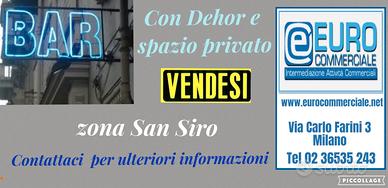 161/23 BAR TAVOLA CALDA di Mq 80 + spazio privato