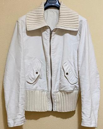 Gazzarrini Giacca Uomo Bianco Panna Made in Italy