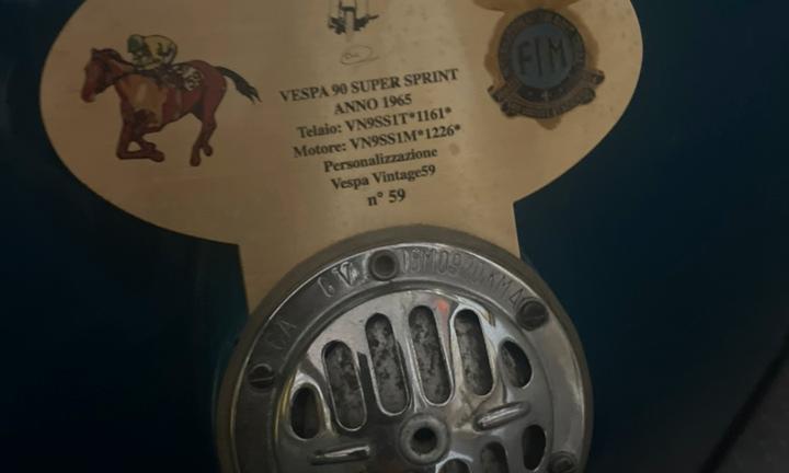 Vespa 90 ss Cau Giuseppe 1965