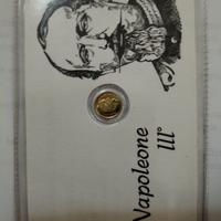 Monetina celebrativa Napoleone III