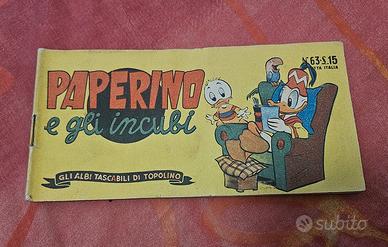 albo tascabile 1949 paperino e gli incubi 