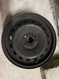 4 Cerchi in ferro 15’ per Fiat 500L, Doblò, etc.