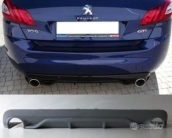 Diffusore posteriore gti look peugeot 308 2013