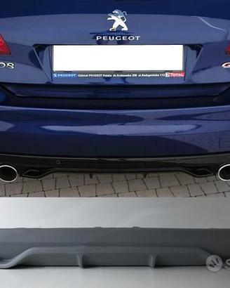 Diffusore posteriore gti look peugeot 308 2013
