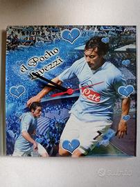 Orologio in vetro, da muro Pocho Lavezzi Napoli.
